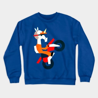 Unicorn Bike Crewneck Sweatshirt